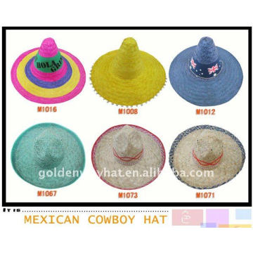 custom fashion wide brim sombrero mexican hat